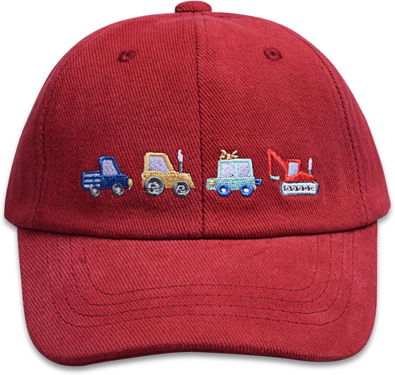 EDCYF Kids Boys Girls Embroidered Baseball Caps Baby Sun hat Toddler Dinosaur Trucker Hats Summer Hats（3-8years - Image 1